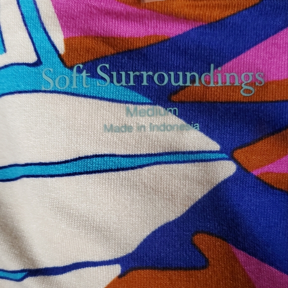 Soft Surroundings Soft Jersey Serena Maxi Dress NWT $130 medium 10/12 - Picture 5 of 9